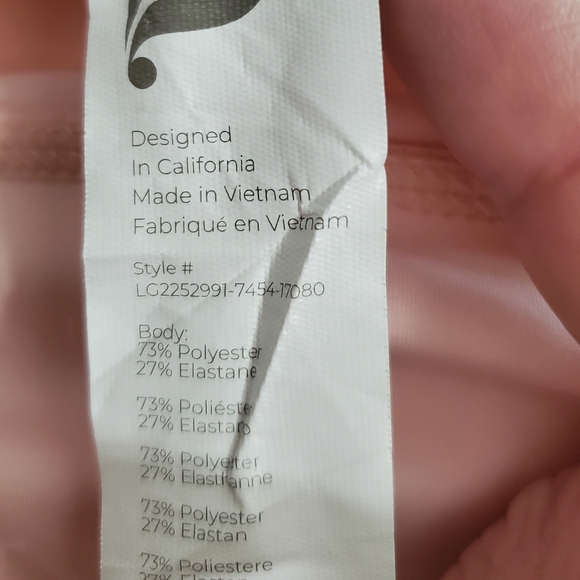 NWT Fabletics Run Anywhere High Waisted Legging Soft Shell Pink  2XL 18/20 - Picture 13 of 16